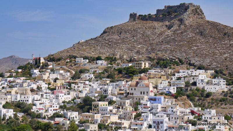 view to Christos and castle