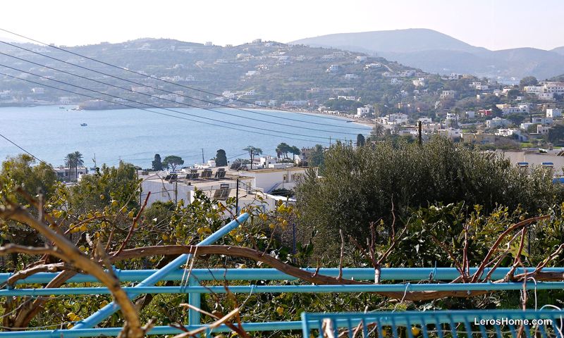 view from house in Alinda, Leros
