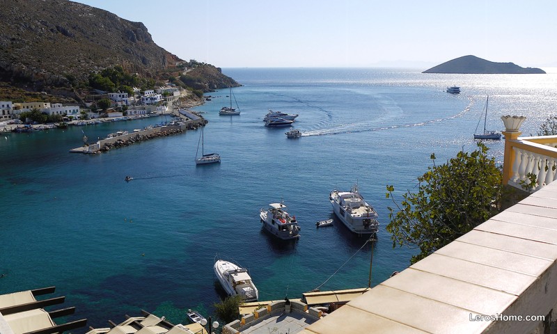 view from property in Pandeli, Leros